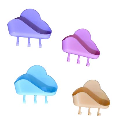 Plastic Soap Case Cover for Bathroom use Pack of 4Pcs