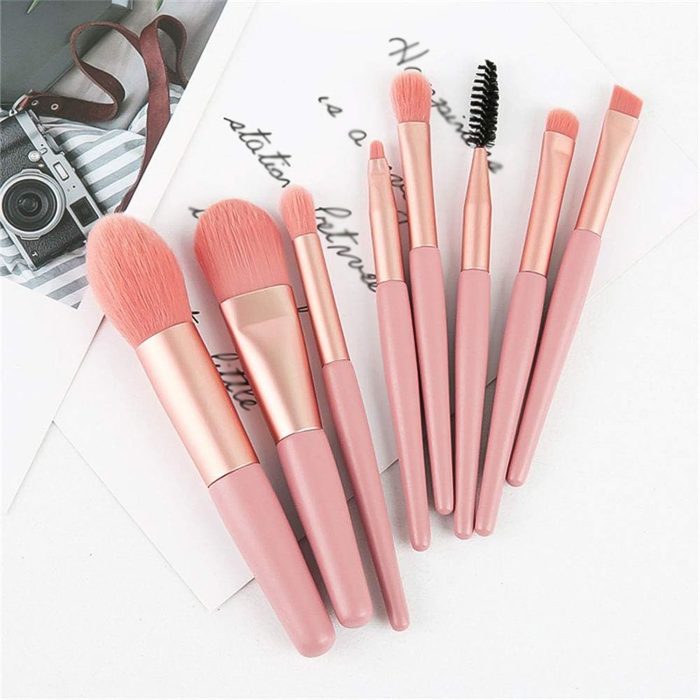 Premium Makeup Brush Set (8 Pcs Set / Mix Color)