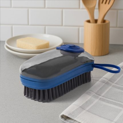 Hydraulic Liquid Detergent Dispensing Cleaning Brush (1 Pc)