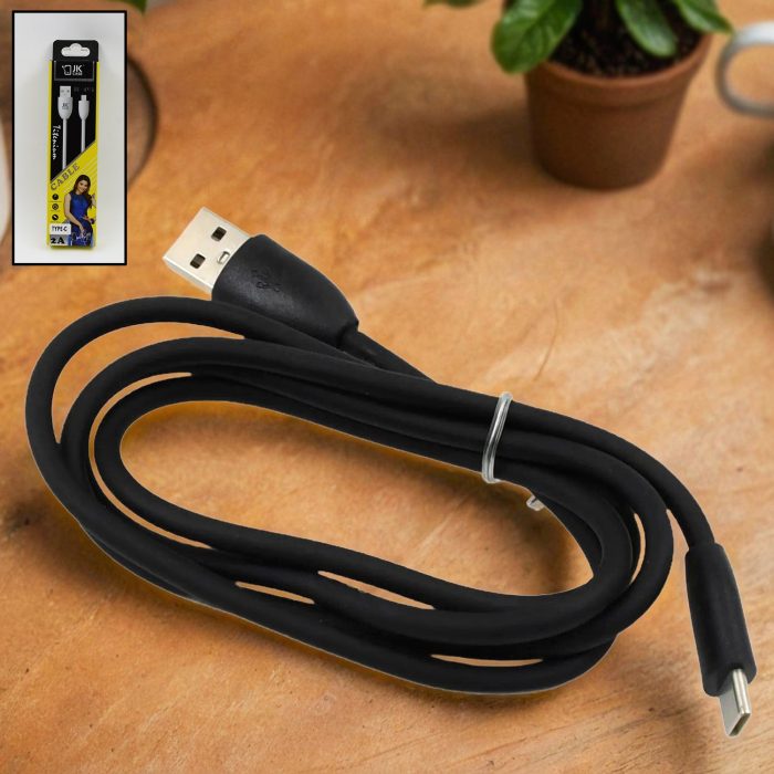 JK 2A Type C data cable Fast Charging, Data Transfer Cable (1 Pc)