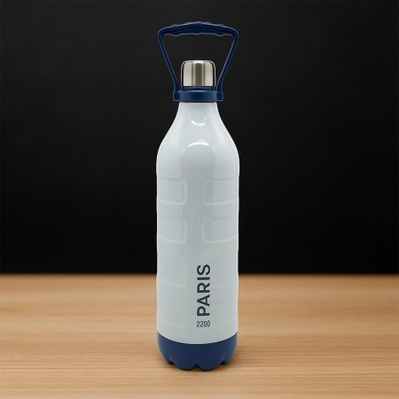 Insulated Water Bottle (2200ml): Leakproof, BPA-Free, Handle & Strap (Sports)