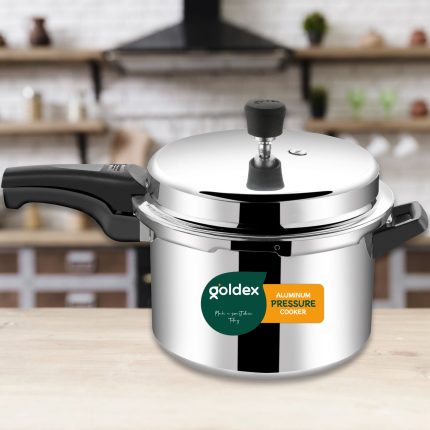 Aluminium Classic Goldex Pressure Cookers With Outer Lid (7.5 Litres / 5-Year warranty,  ISI Number :- 2347, BIS Number :- CM/L -7600164310