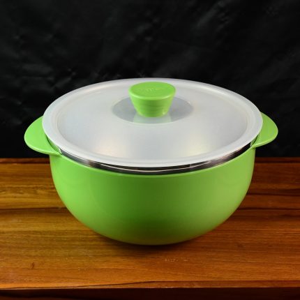 Apex 2200ml Microwave-Safe Plastic Serving Bowl with Lid (1 Pc)