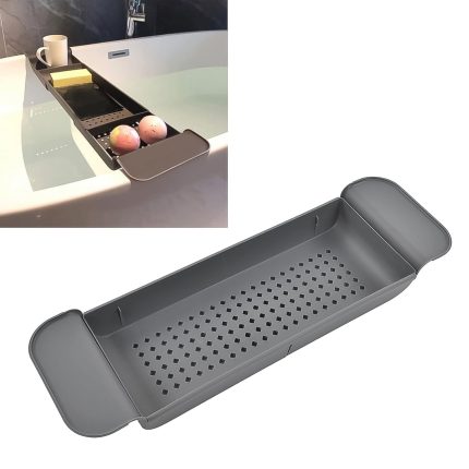 Retractable Bath Caddy, Retractable Bathtub (78 Cm Long Adjust / 1 Pc / With White Box)
