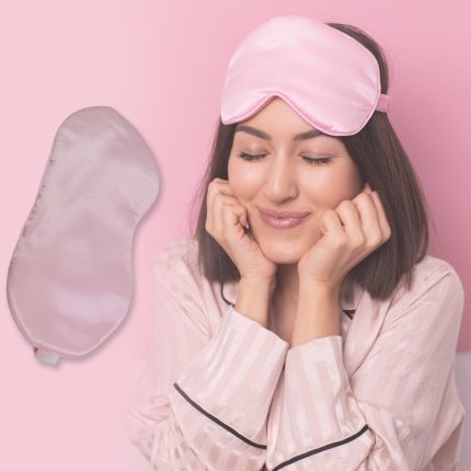 New Unisex Satin Sleep Mask – For Travel & Meditation (1pc)