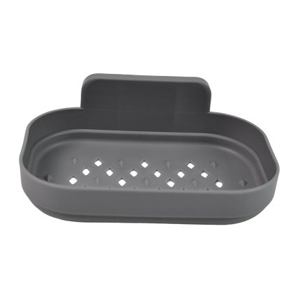 Plastic Soap Dish Holder for Bathroom Shower Wall Mounted Self Adhesive ,Sabudani (1 Pc)