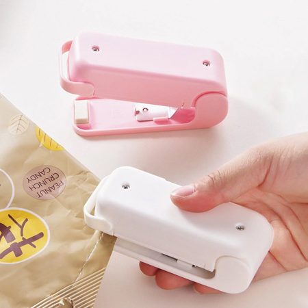 Mini Plastic Bag Sealer – Portable Heat Sealing Machine, Battery Operated (1 Pc / Mix Design)