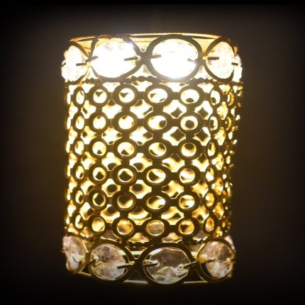 Antique Golden Jhoomer Chandelier – Diwali & Christmas Decor (1 Pc)