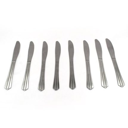 8 Pieces Dinner Knife Cutlery Set Used for Salad sandwich and Portable to be Taken for Outing or Picnic
