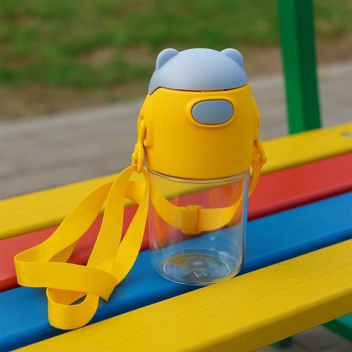 Large Capacity Plastic Water Bottle | Office Bottle | Gym Bottle | Home | Kitchen | Leakproof and BPA Free Drinks Bottle | Water Drink Juice Bottle Wide-Mouth BPA Free Leak-Free Lightweight (1 Pc )