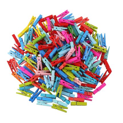 Multipurpose Wooden Clips  / Cloth Pegs (Small, 50 Pcs)