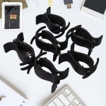 Big Hair Clips for Girls Kids Hair Accessories (6 Pcs Set / Black), Hair accessories
