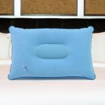 Comfortable Inflating Travel Pillow (34×21 Cm / 1 Pc / Mix Color)