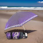 3-Fold & 5 Floor Sun Protective Solid Foldable Umbrella (1 Pc)
