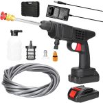 48V Car Washer Gun Wireless High Pressure Washer Water Spray Gun, Car washing Kit