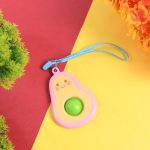 cute-avocado-shaped-mini-push-pop-keychain-toy-with-strap-1-pc