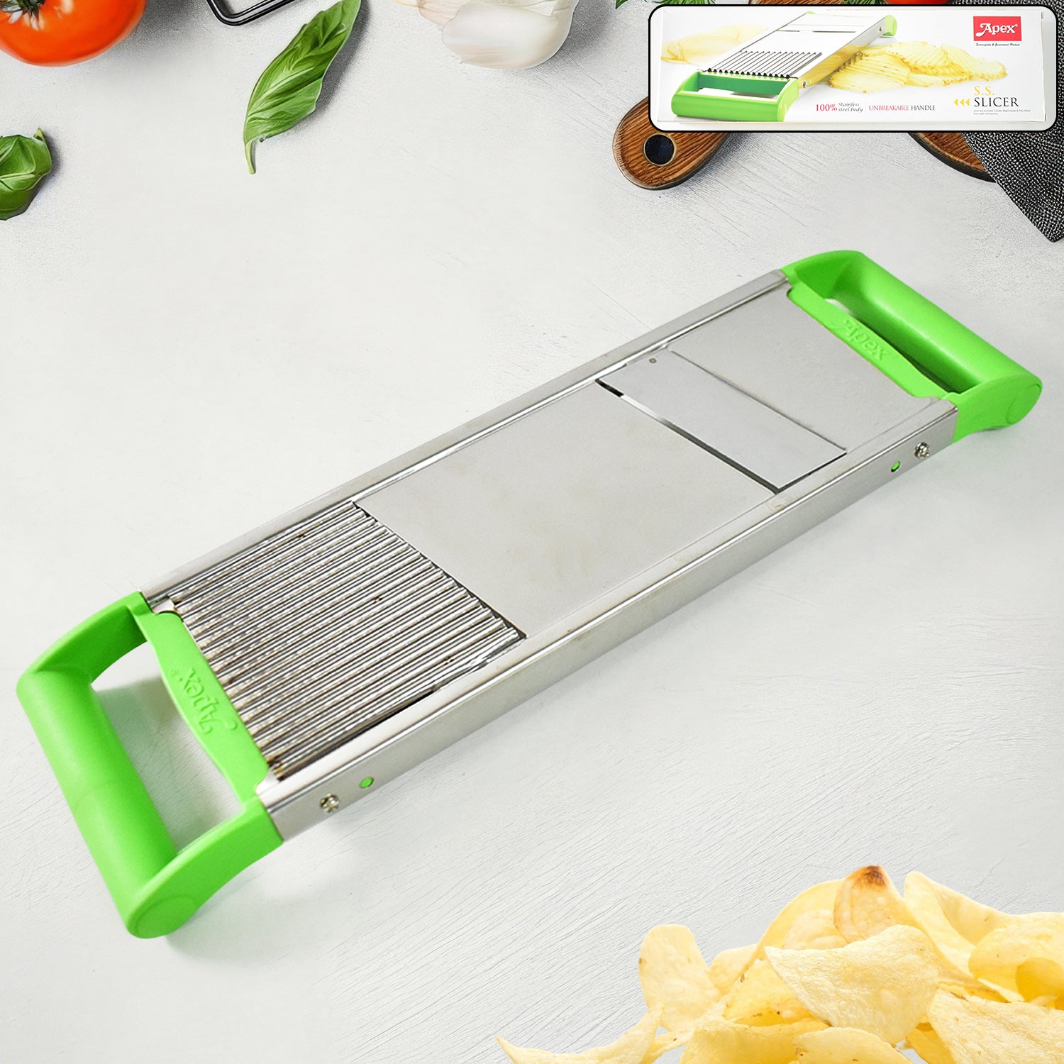 apex-stainless-steel-vegetable-slicer-2-in-1