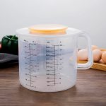 Plastic Baking Measuring Cup 2.5L Measurement with Scale Kitchen Pouring Cup