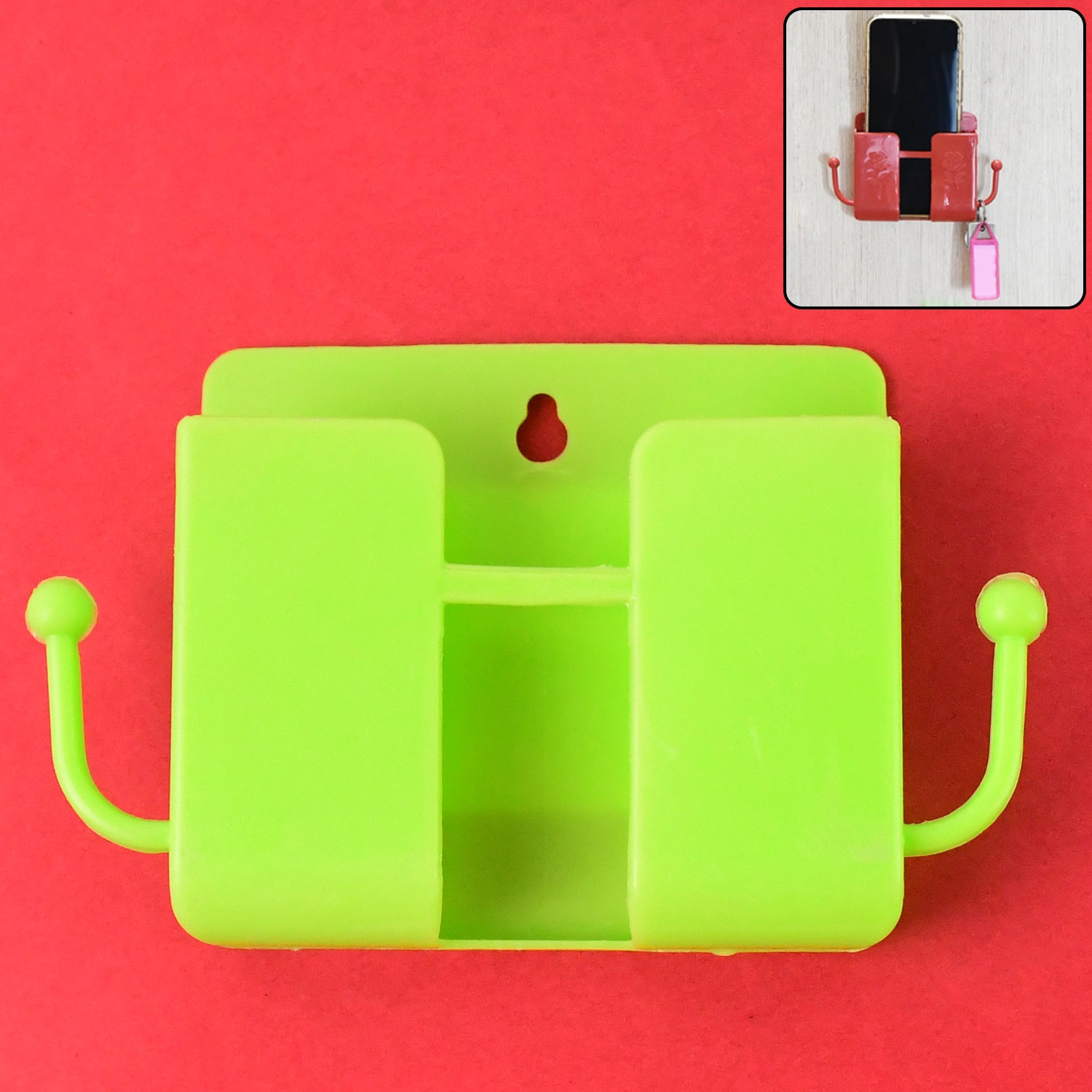 14254_neon_green_wall_mob_hook_stand_1pc