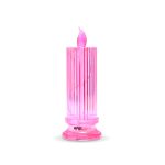 Big Simple Candles for Home Decoration, Crystal Candle Lights (Multicolor)
