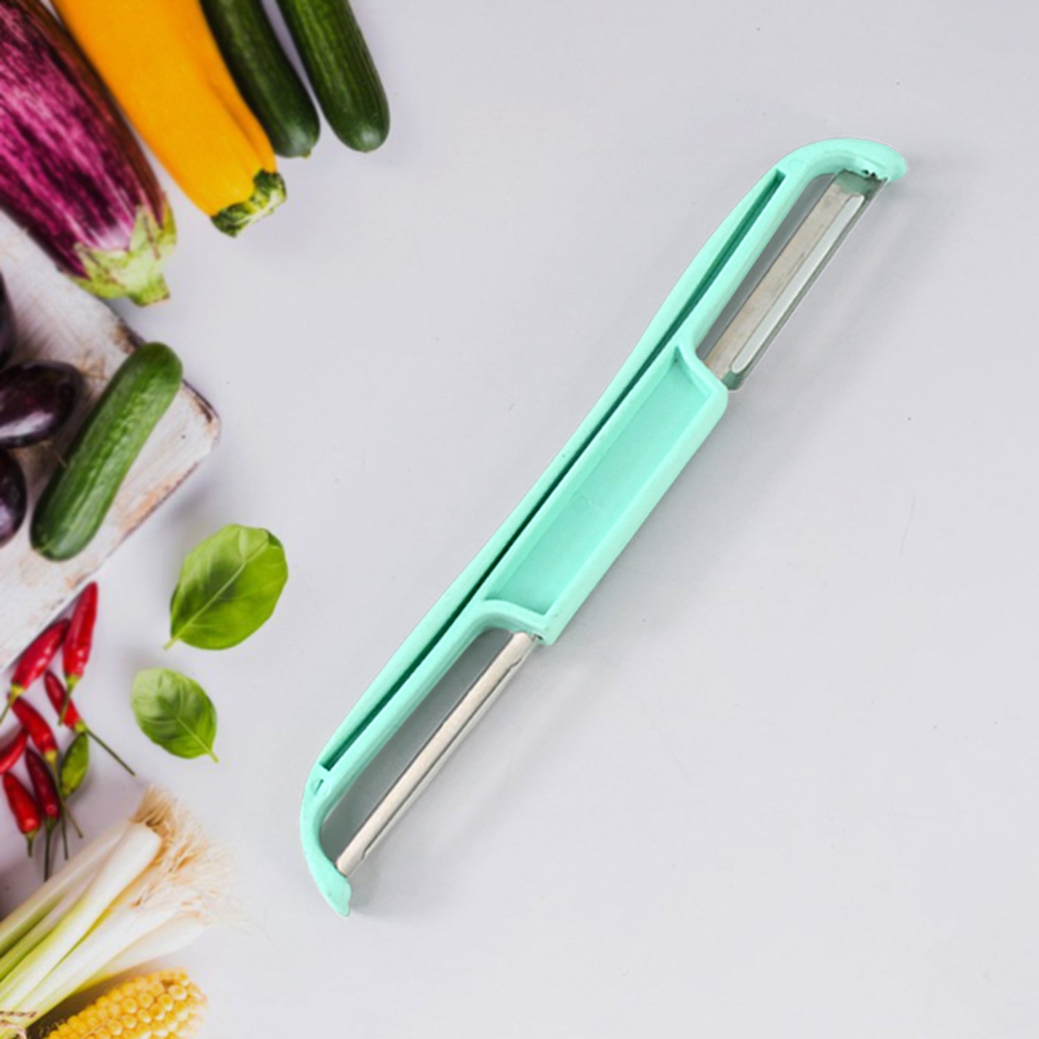 Double Side Potato Peeler Stainless Steel Peeler Cutter (1 Pc)