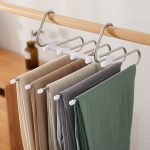 5 in 1 Stainless Steel Foldable Hangers for Clothes Hanging