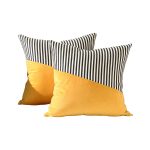 Decorative Pillow Covers Cushion Cases Soft Cotton (22 × 22 Inch / 1 Pair / 2 Pc)