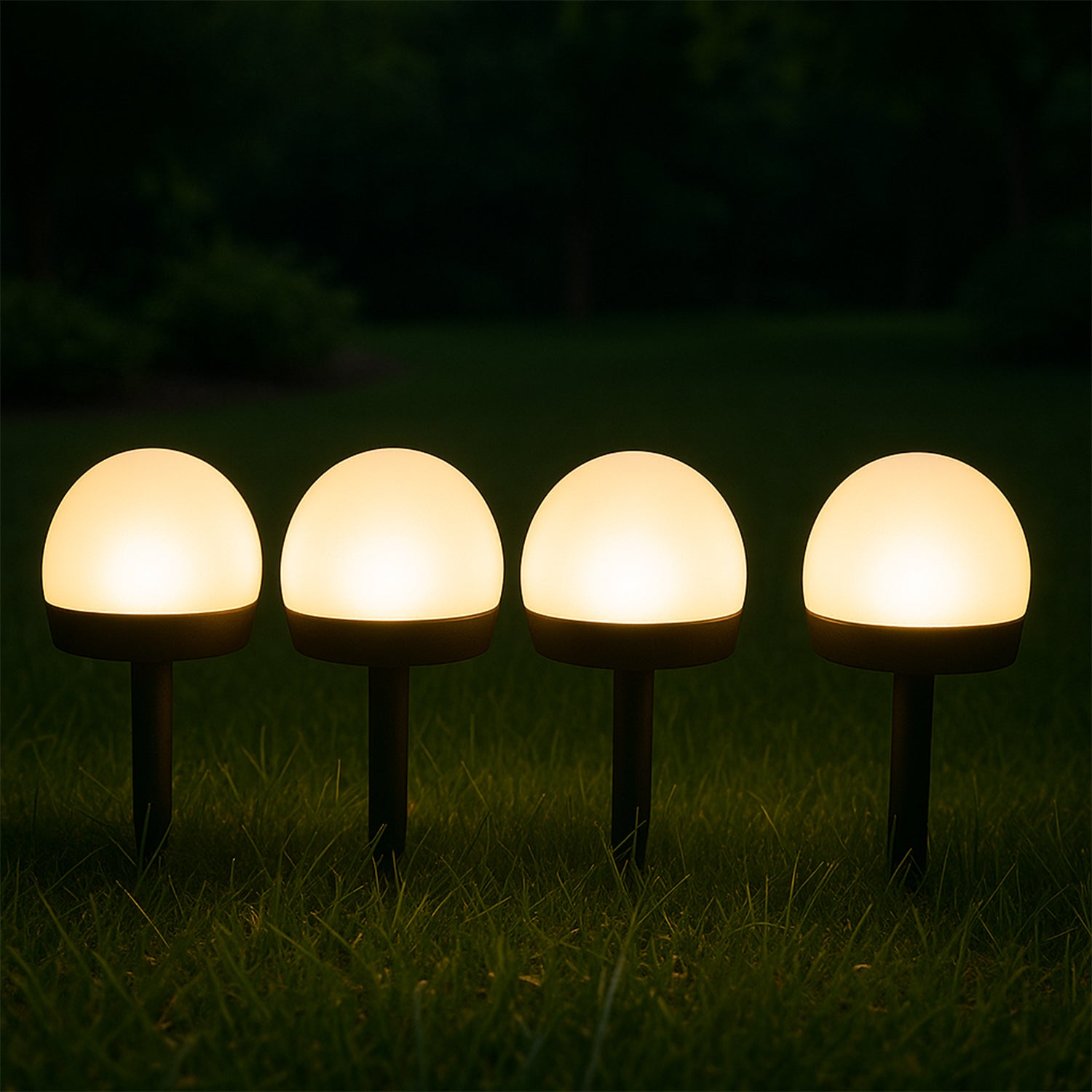 dome-solar-garden-light-set-4-pc