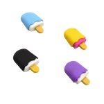 Cone, Donut & Lollipop Eraser Set for Kids’ School Gifts (1 Set 4 Pc, Themed)