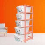 Plastic Smart Wonder Drawer Home Storage & Organization (5 Layer / 1 Pc)