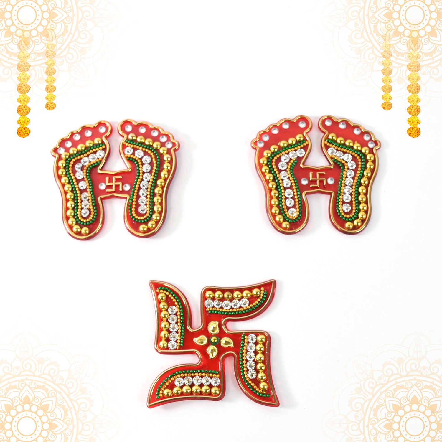 19107_charan_n_swastik_sticker_3pc