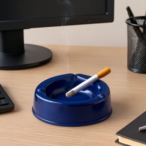 oblivion-dark-blue-plastic-ashtray-1-pc