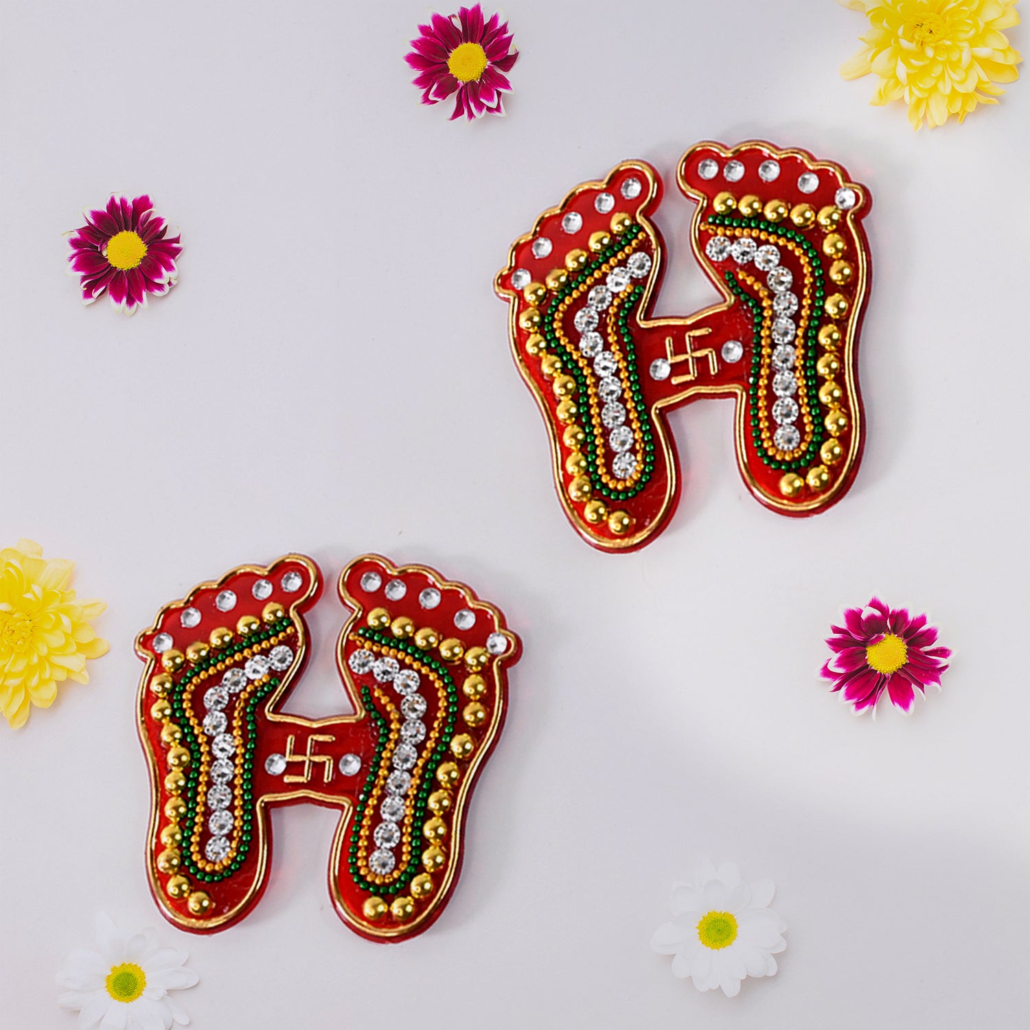decorative-laxmi-charan-paduka-sticker-set-pack-of-2-pc