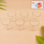 Apex Welcome Plastic Glass Set for Daily Use – Set of 6