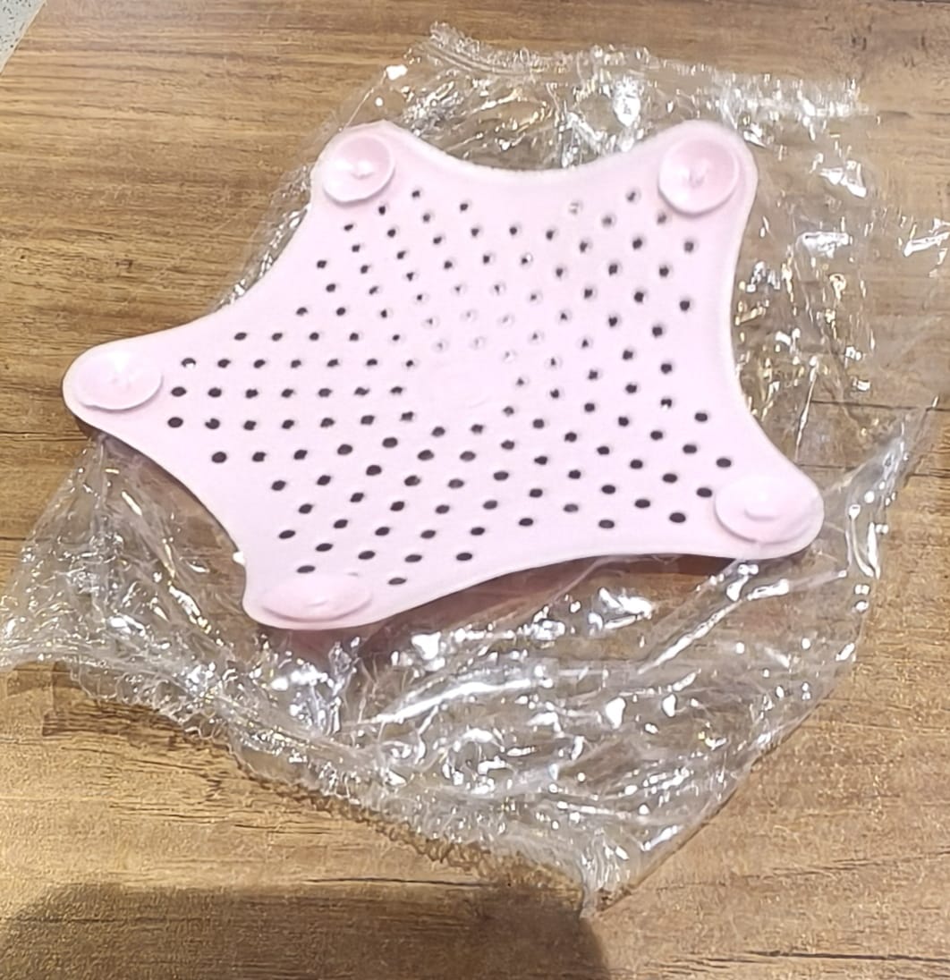 19169_baby_pink_star_sink_strainer
