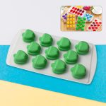 Silicone Mold Ice Cube Tray Creative Sweet Multi Type Ice Tray , Ice Cube Trays Multi Fruit Shape Ice Tray (1 Pc)