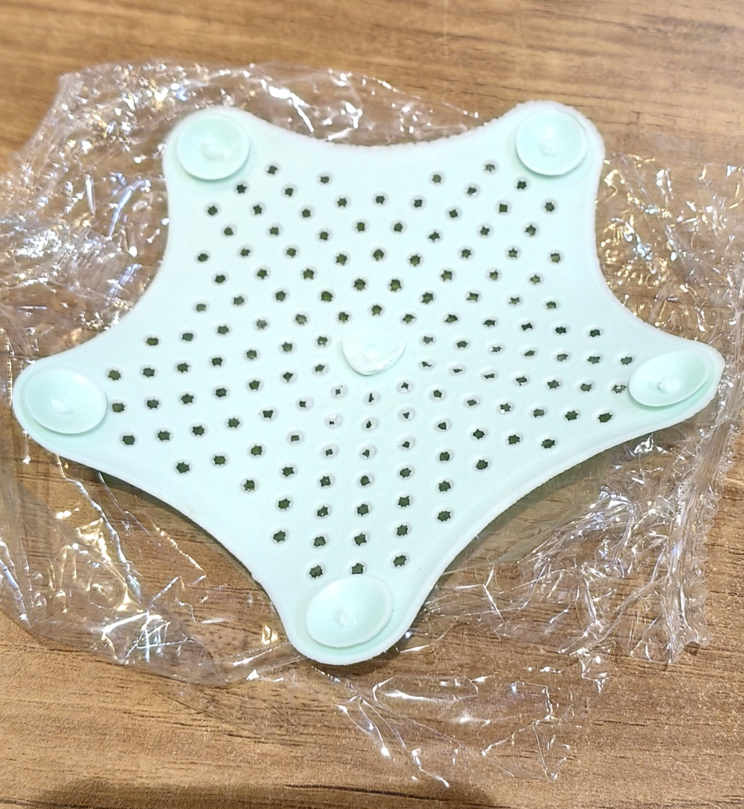 19167_mint_green_star_sink_strainer