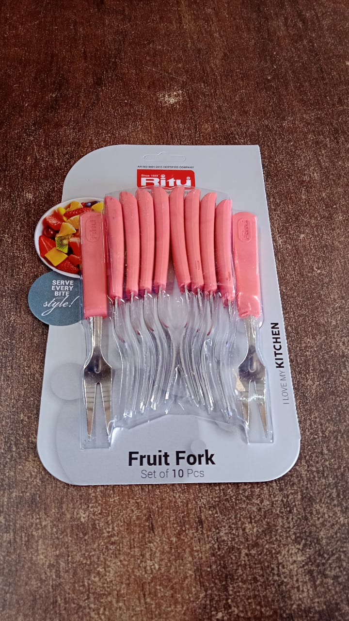 premium-stainless-steel-fruit-fork-set-10-pieces-with-soft-non-slip-handle