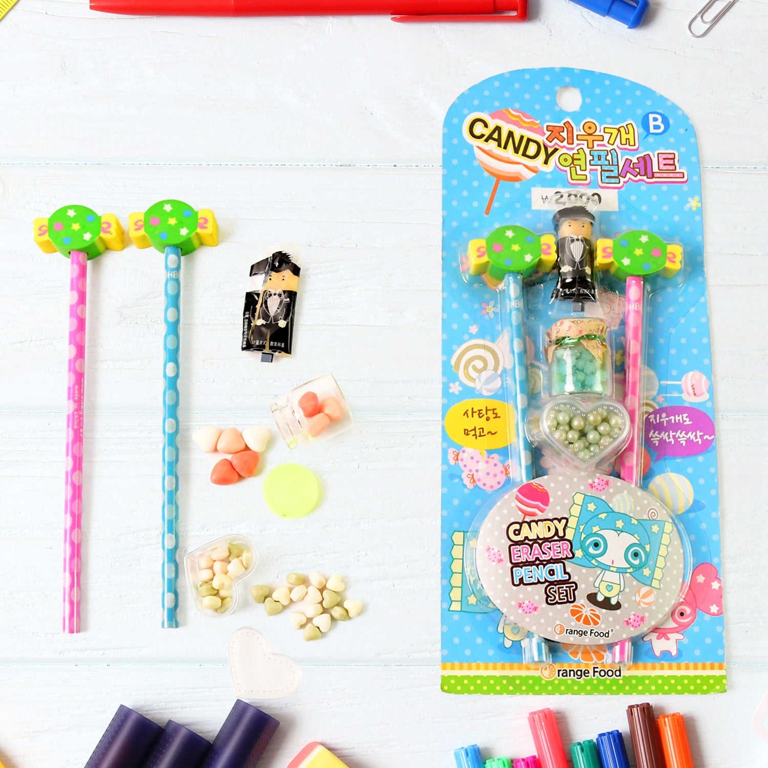 fun-candy-design-pencil-set-with-accessories-1-set-mix-design