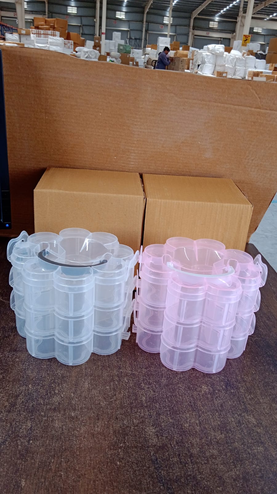 3-layer-transparent-plastic-flower-shaped-storage-box-with-9-grids