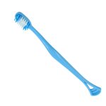 2-in-1 Soft Toothbrush & Tongue Cleaner for All Ages (1 Pc, With Cover)