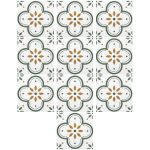Peel and Stick Floor Tiles Kitchen / Bathroom Backsplash Sticker Detachable Waterproof DIY Tile Stickers for Wall Decoration Tiles Home Decoration (8x8 Inch / 10 Pcs Set)