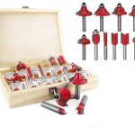 12 / 15pcs Milling Cutter Router Bit Set