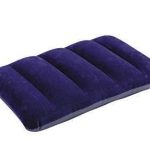 Velvet Air Inflatable Travel Pillow (Blue)
