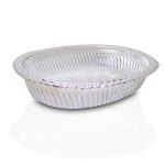 Multipurpose Royal Design Oval Silver Gift Tray