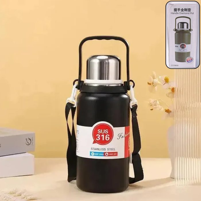 Stainless Steel Airtight Insulated Thermos Bottle (1200Ml Approx)