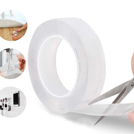 Double Sided Nano Adhesive Tape, 3 meter Washable Traceless Nano Gel Tape, Multipurpose