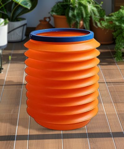 Foldable Storage Bucket, Water Container & Dustbin Multiuse bucket ( red )