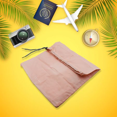 Travel Storage Bag Set – Waterproof Nylon Drawstring Organizers for Clothes & Shoes (4 Pc)