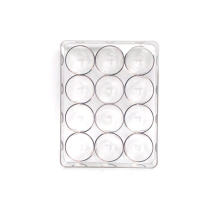 12 Cavity Egg Storage Box For Holding And Placing Eggs Easily And Firmly.